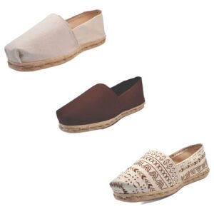 Tripack Alpargata Crudo, Café Y Crudo Étnico