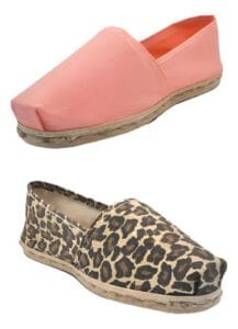 Pack Alpargata Animal Print - Coral