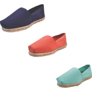 Tripack Alpargata Azul Marino, Terracota Y Turquesa