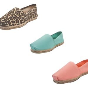 Tripack Alpargata Anim Prin, Turquesa Y Coral