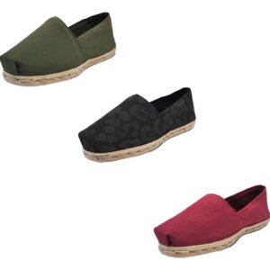 Tripack Alpargata Verde Militar, Anim Prin Ng Y Burdeo
