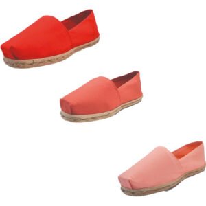 Tripack Alpargata Rojo, Terracota Y Coral