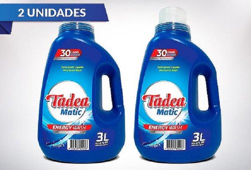 Pack 2 Detergentes Líq. Tadea Energy Wash Bidón 3 Lts C/u