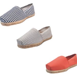 Tripack Alpargata Ray Azu/blan, Ray Gr/blan Y Terracota