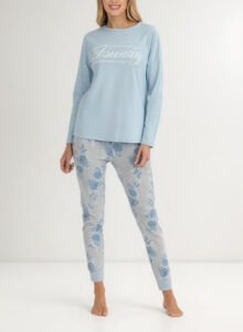 Pijama Mujer Lady Genny J-821 Cotton Estampado