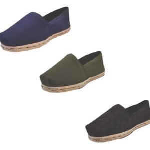 Tripack Alpargata Azul Marino, Verde Militar Y Ani Pr Neg