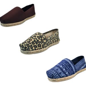 Tripack Alpargata Café, Anim Prin Y Azul Étnico