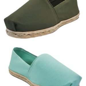 Pack Alpargata Verde Militar - Turquesa