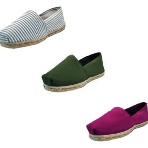 Tripack Alpargata Ray Gr/blan, Verde Militar Y Burdeo
