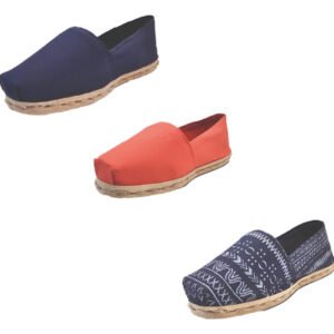 Tripack Alpargata Azul Marino, Terracota Y Azul Étnico