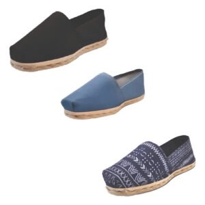 Tripack Alpargata Negro, Mezclilla Y Azul Étnico