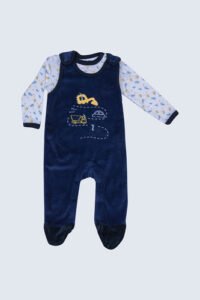 Pack Enterito Bebe Lady Genny Baby Bb-201 Jardinera