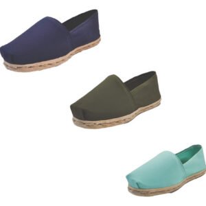 Tripack Alpargata Azul Marino, Verde Militar Y Turquesa