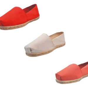 Tripack Alpargata Rojo, Crudo Y Terracota
