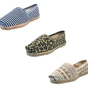 Tripack Alpargata Ray Azu/blan, Anim Prin Y Crudo Étnico