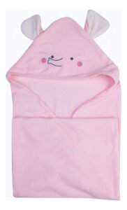 Set Bebe Lady Genny Baby Bb-209 Salida De Baño Toalla Color Rosa