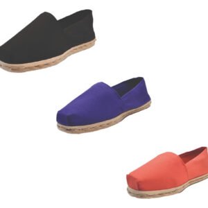 Tripack Alpargata Negro, Morado Y Terracota