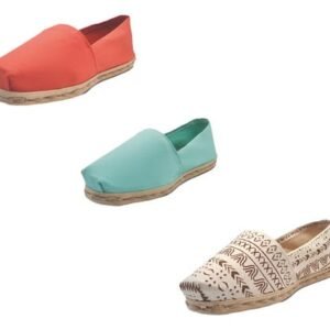 Tripack Alpargata Terracota, Turquesa Y Crudo Étnico