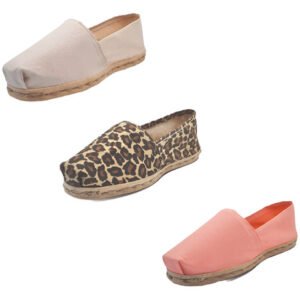 Tripack Alpargata Crudo, Anim Prin Y Coral