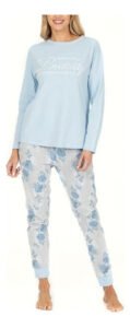 Pijama Mujer Lady Genny J-821 Cotton Estampado