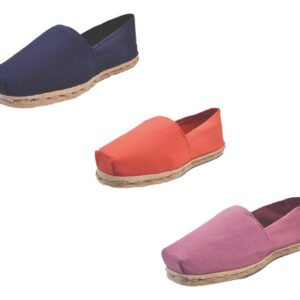 Tripack Alpargata Azul Marino, Terracota Y Jacarandá