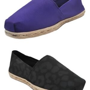 Pack Alpargata Morado - Animal Print Negro