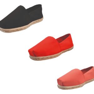 Tripack Alpargata Negro, Rojo Y Terracota