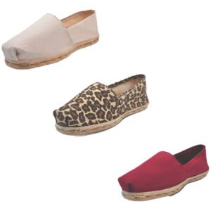 Tripack Alpargata Crudo, Anim Prin Y Burdeo