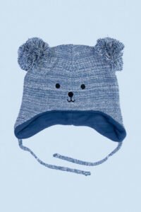 Pack Gorro Bebe Lady Genny Bb-151 Tejido Con Forro Polar