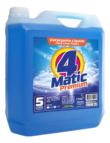 Pack 2 Detergentes Liquido Tadea Matic Premium 5 Litros C/u