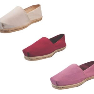 Tripack Alpargata Crudo, Burdeo Y Jacarandá