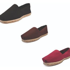 Tripack Alpargata Negro, Café Y Burdeo