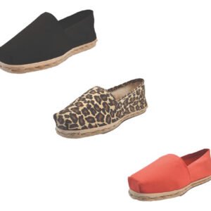Tripack Alpargata Negro, Animal Print Y Terracota