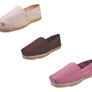 Tripack Alpargata Crudo, Café Y Jacarandá