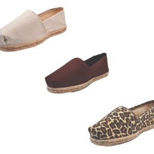 Tripack Alpargata Crudo, Café Y Anim Print