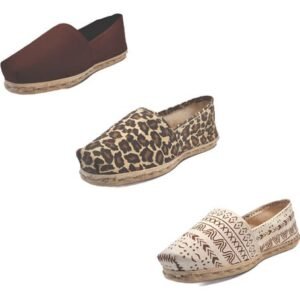 Tripack Alpargata Café, Anim Prin Y Crudo Étnico