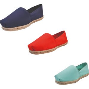 Tripack Alpargata Azul Marino, Rojo Y Turquesa