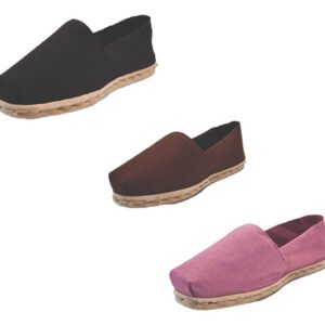 Tripack Alpargata Negro, Café Y Jacarandá