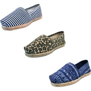 Tripack Alpargata Ray Azu/blan, Anim Prin Y Azul Étnico