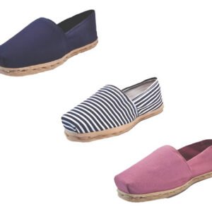 Tripack Alpargata Azul Marino, Ray Azul/blanco Y Jacarandá