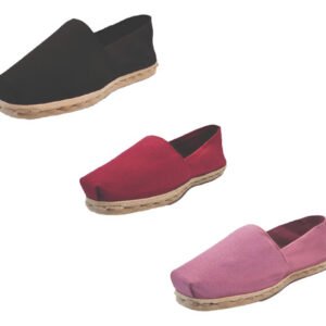 Tripack Alpargata Negro, Burdeo Y Jacarandá