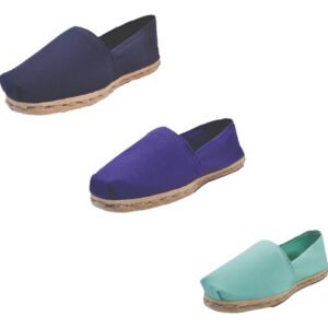Tripack Alpargata Azul Marino, Morado Y Turquesa