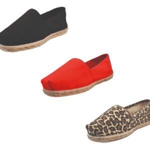 Tripack Alpargata Negro, Rojo Y Animal Print