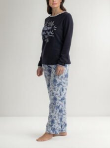 Pijama Mujer Lady Genny J-829 Micropolar Estampado