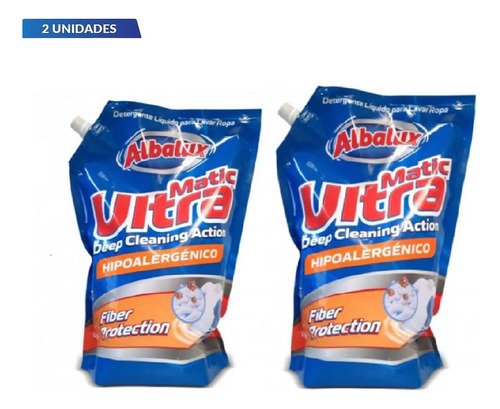Pack 2 Detergentes Liquido Matic Ultra Doypack 3 Litros C/u