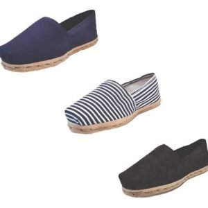 Tripack Alpargata Azul Marino, Ray Azul/blan Y Animal Pr Neg