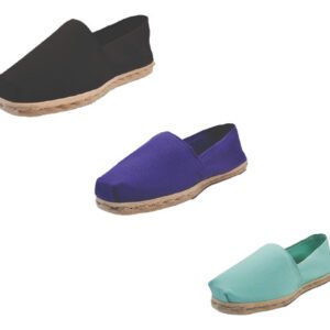 Tripack Alpargata Negro, Morado Y Turquesa