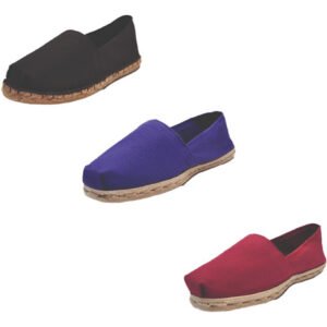 Tripack Alpargata Negro Goma, Morado Y Burdeo