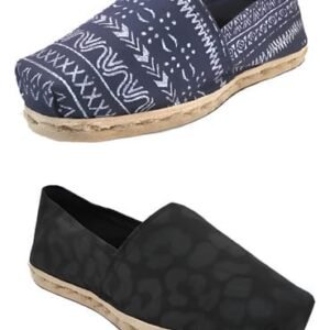 Pack Alpargata Animal Print Negro - Azul Étnico